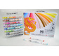 GRAPH'IT BRUSH & EXTRA FINE Coffret 96 marqueurs + présentoir