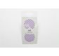 MT CASA SEAL Sticker rond 5cm en washi rayé lilas 10pcs