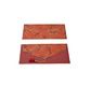 PAPERTREE NATURE Enveloppe kdo 19X10cm - Rouge/Or