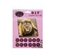 CRYSTAL ART Kit carte broderie diamant 18x18cm Lion