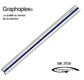 GRAPHOPLEX  transparent reduction rulers - 30 cm; 6 scales 1/20 to 1/100