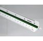 GRAPHOPLEX  transparent reduction rulers - 30 cm; 6 scales 1/100 to 1/500