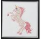 CRYSTAL ART Kit sticker broderie diamant 9x9cm Licorne