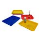 KIDDICRAFT Set de 6 plateaux d'activité couleurs 28x21cm