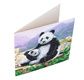 CRYSTAL ART Kit carte broderie diamant 18x18cm Pandas