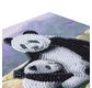 CRYSTAL ART Kit carte broderie diamant 18x18cm Pandas