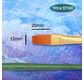 Tristar, Synthetic fibre brush - flat N°14 - short green handle