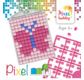 PIXEL Kit créatif porte-clé 4x3cm - Papillon