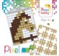 PIXEL Kit créatif porte-clé 4x3cm - Cheval