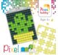 PIXEL Kit créatif porte-clé 4x3cm - Cactus