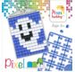 PIXEL Kit créatif porte-clé 4x3cm - Fantôme