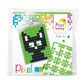 PIXEL Kit créatif porte-clé 4x3cm - Chat