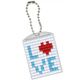 PIXEL Kit créatif porte-clé 4x3cm - Love