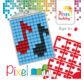 PIXEL Kit créatif porte-clé 4x3cm - Musique