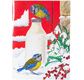 CRYSTAL ART Kit carte broderie diamant 21x29cm Oiseaux sur la neige