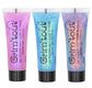 Assortment of 3 tubes 25 ml - 3 colors Pink, Turquoise, Purple
