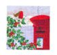 CRYSTAL ART Kit Carte à diamanter 18x18cm Rossignol hiver