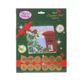 CRYSTAL ART Kit Carte à diamanter 18x18cm Rossignol hiver
