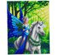 CRYSTAL ART Kit tableau broderie diamant 40x50cm Anne Stokes Balade