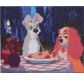 DISNEY La Belle & le Clochard tableau à diamanter 40x50cm Crystal Art