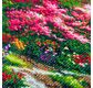 Crystal Art Kit  40x50cm Thomas Kinkade Pools of Serenity