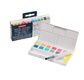 DERWENT - palette de 12 carrés aquarellables - Couleurs Pastels