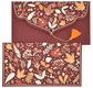 PAPERTREE WINTER Gift envelope 19x10cm Burgundy