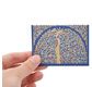 PAPERTREE GAÏA Mini Enveloppe Message + carte 8,5x6cm Bleu