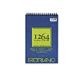 FABRIANO 1264 Bloc Papier Dessin A4 180g - Spiral haut - 50fl 21x29,7