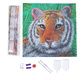 CRYSTAL ART Kit tableau broderie diamant 30x30cm Tigre dans la jungle