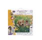 CRYSTAL ART Kit tableau broderie diamant 30x30cm Chat & chien pré