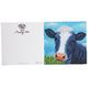 CRYSTAL ART Kit carte broderie diamant 18x18cm Vache