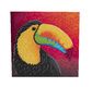 CRYSTAL ART Kit carte broderie diamant 18x18cm Toucan