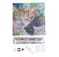 CRYSTAL ART Kit tableau broderie diamant 30x30cm Chats dormeurs