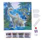 CRYSTAL ART Kit tableau broderie diamant 30x30cm Dinosaures