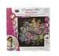 CRYSTAL ART Kit tableau broderie diamant 30x30cm Papillon multicolore