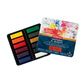 DERWENT - XL INKTENSE - boîte métal 12 blocs aquarellables assortis