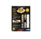 ART & GO Palette Aquarelle Accordéon - 18 couleurs METALLIK