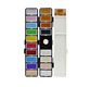 ART & GO Palette Aquarelle Accordéon - 18 couleurs METALLIK