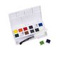 DERWENT - AQUARELLE Palette 12 demi-godets