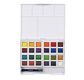 DERWENT - AQUARELLE Palette 24 demi-godets