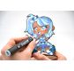 GRAPH'IT CHIBIS - KIT COLORIAGE FIGURINE - MAGICAL GIRL