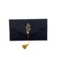 PAPERTREE ARABESQUE Enveloppe Cadeau 19X10 cm Noir/Or