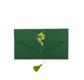 PAPERTREE SAKURA Enveloppe Cadeau 19X10 cm Vert/Or