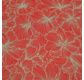 PAPERTREE PAPIER 50*70 HIBISCUS Rouge beige doré