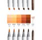 COPIC Ciao Set de 6 Portrait AMBER GLOW