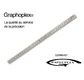 Steel double-sided flexible ruler - 0,5mm thick - 13mm - 30cm