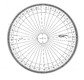 Protractor full circle- graduated in grades 10 cm diameter