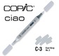 COPIC CIAO 180 couleurs - COPIC CIAO C3 Cool Gray No.3