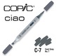 COPIC CIAO 180 colours - COPIC CIAO C7 Cool Gray No.7